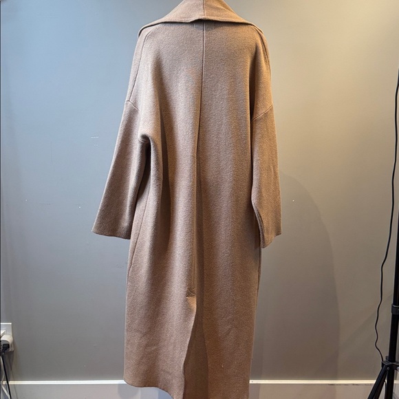 MANGO Camel - Oversized Knitted Cost with Pockets Size S - - Picture 4 of 9